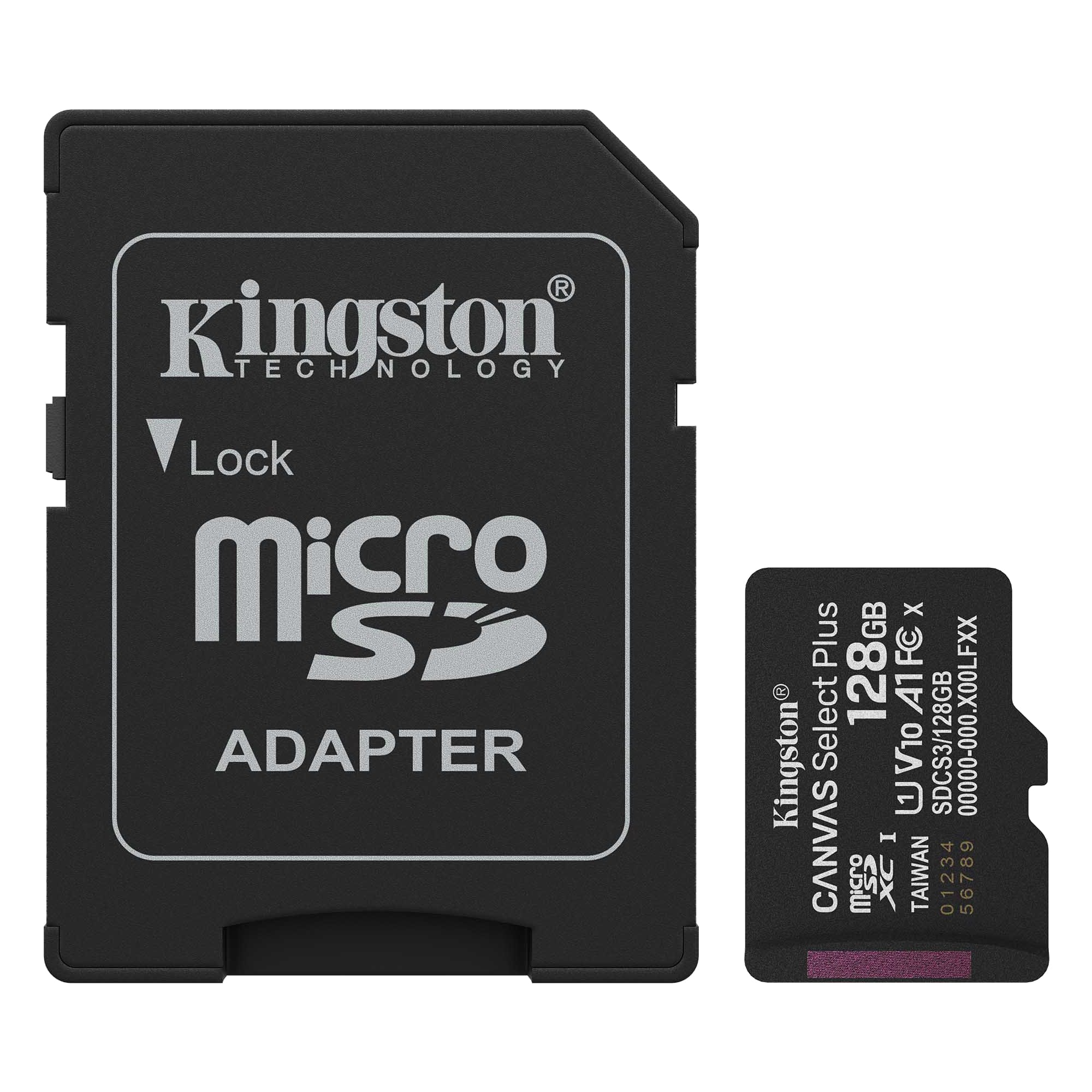 Memoria Micro Sdxc Kingston Canvas A1 128 Gb Adaptador