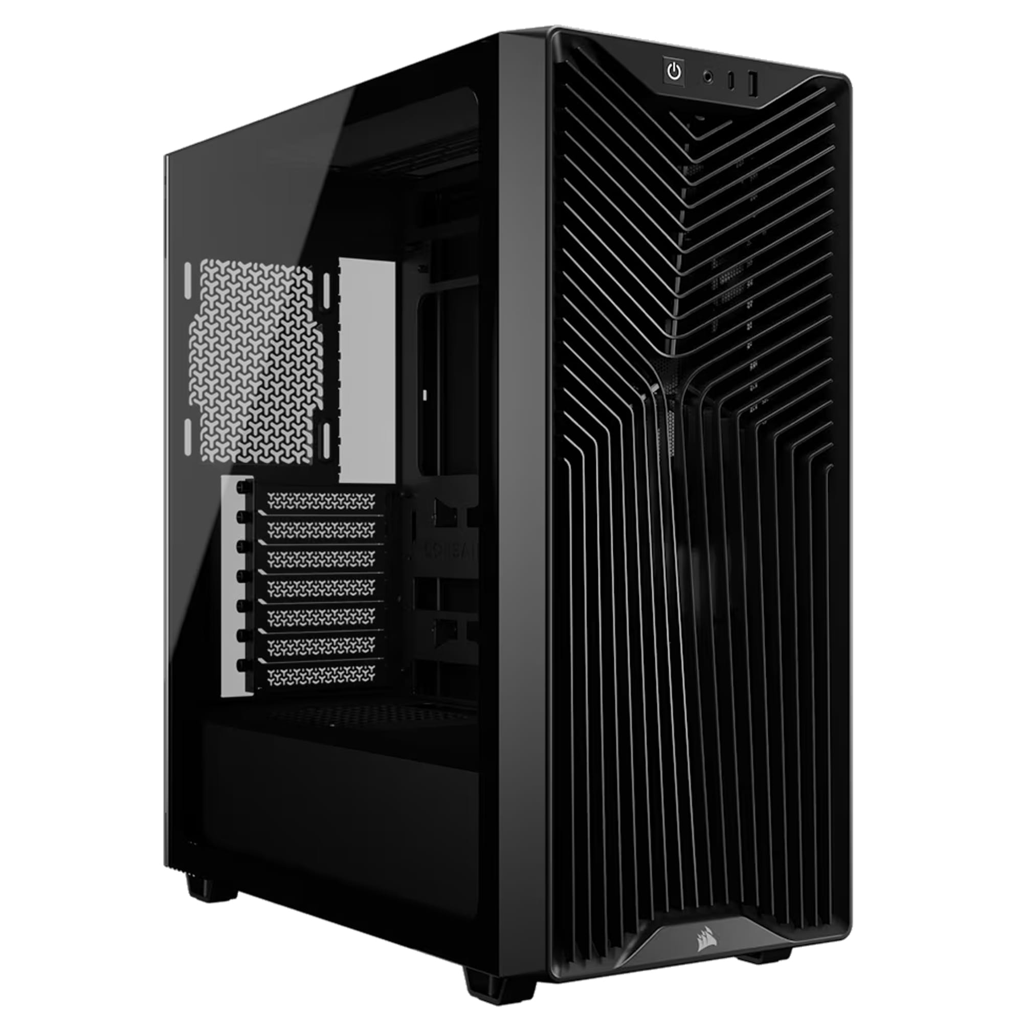 Gabinete Gamer Corsair 3200d Rs Fan X3 Tg Black
