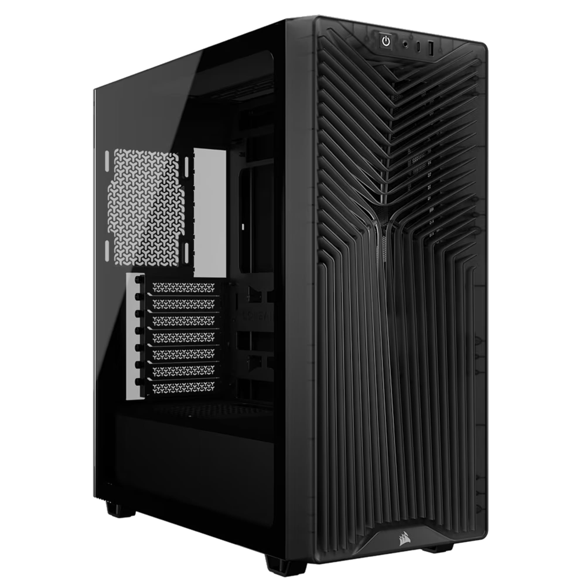 Gabinete Gamer Corsair 3200d Rs Fan X3 Tg Smoke