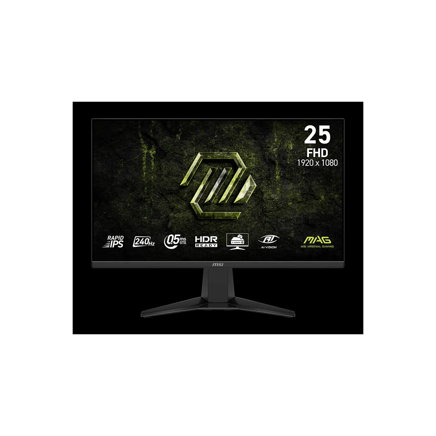 MONITOR MSI MAG 255F X24 24.5" FULL HD HDR 240 HZ
